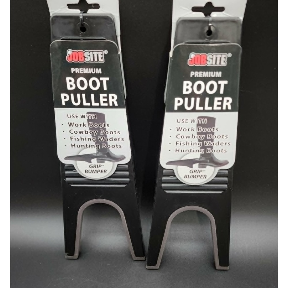 JobSite Premium Boot Puller Black 2 Pack Heavy Duty Jack for Cowboy Work Boots